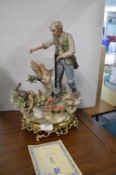 Authentic Capodimonte Figure of a Hunter