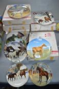 Spode Nobel Horse Collection Wall Plates