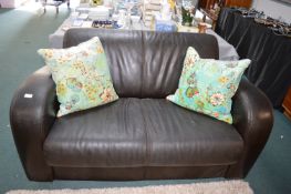 Leather Two Seat Sofa