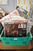 Two Crates of Mixed Oldies and Country 12” LP Records etc.