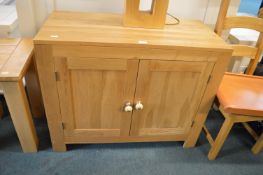 Small Two Door Sideboard with Ceramic Knobs