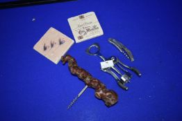 Assorted Bottle Openers, and Two Marble Coasters