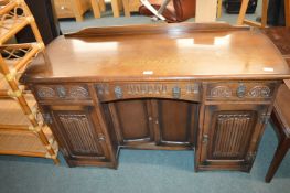 1950’s Linenfold Old Charm Sideboard