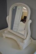 White Painted Mirror (matching previous lot)