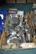 Stainless Steel Serving Dishes, Teapots, etc.