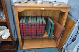 Pine Bookcase (AF) Including Book Style Fire Boxes