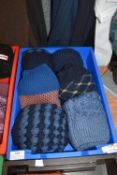 Six Pairs of Blue Wool Shooting Socks