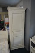 White Painted Single Wardrobe (matching previous lot)