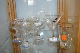 Babycham and Britvic Glasses