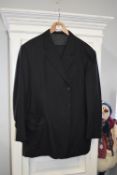 J.G. Chappel Bespoke Gent’s Black Suit Size: 46R