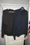 Two Barbour Crewneck Pullovers Size: XL