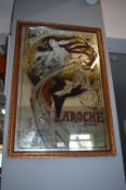 Reproduction At Nouveau Style Mirror Advertising Laroce