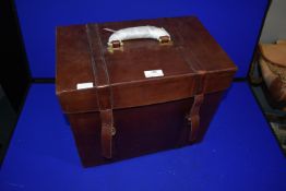 Leather Two Compartment Case