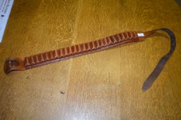 Leather 12 Gauge Cartridge Belt to Hold 25 Cartridges