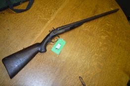 Balchin of Hull 12 Gauge Side by Side Hammer Action Shotgun, Serial No. Unknown with Double Trigger,