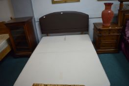 Four Drawer Double Divan Bed Base with Headboard