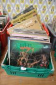 Two Crates of Mixed Oldies and Country 12” LP Records etc.