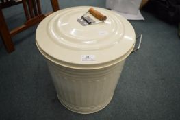 Metal Pet Food Bin and Contents