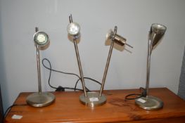 Three Chrome Spotlights