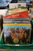 Two Crates of Mixed Rock and Oldies 12” LP Records