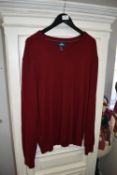 Lands End 100% Cashmir V-Neck Jumper