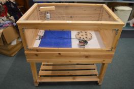 Pine Framed Vivarium with Lights and Accessories