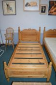 Single Solid Pine Bed Frame