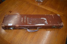 The V. C. Gun Case by E.J. Churchill Gunmakers of London Leather Shotgun Case Monogramed A.B.W.