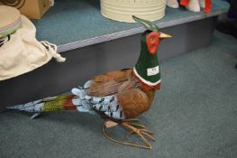 Metal Pheasant Ornament