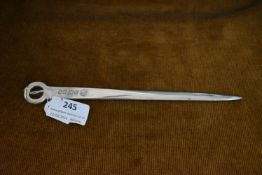 Hallmarked Sterling Silver Letter Opener
