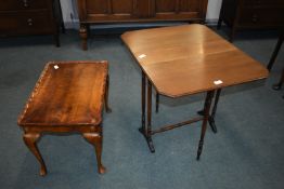 Small Period Drop Leaf Tea Table plus Coffee Table