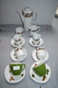Meakin Retro Part Coffee Set etc.