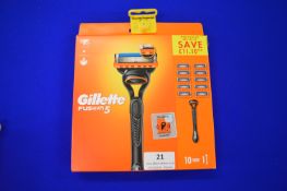 Gilette Fusion 5 Razor plus Ten Blade Pack