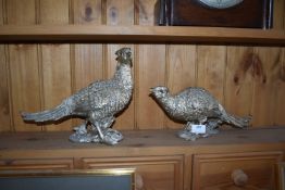 Pair of Grouse Figures