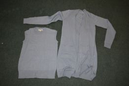*Jachs Girlfriend 2pc Pale Blue Knitwear Set Size: M