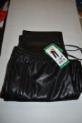 *Hilary Radley Lady’s Black Faux Leather Trousers Size: XL