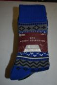 *Kiku Nordic Boot Socks 4pk Size: 7-11