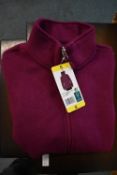 *32 Degrees Heat Lady’s Magenta Fleece Jacket Size: S