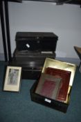 Metal Cashboxes, Vintage Photos, etc.