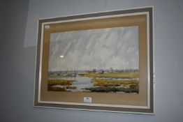 Original Watercolour Coastal Scene