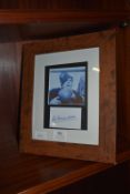 Framed Signed Photograph