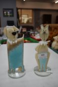 Glass Cat and Dog