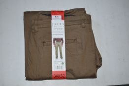 *Jachs Men’s Khaki Bowie Fit Chinos Size: 34x32