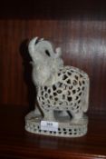 Carved Soapstone Indian Elephant