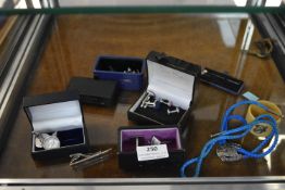 Cufflinks, Tie Caps, etc.