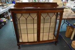 Edwardian Mahogany Glazed Bow Front China Cabinet