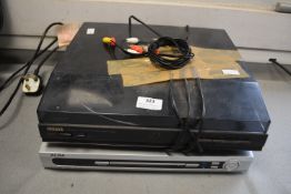 Aiwa Turntable and Alba DVD Player