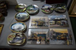 Four Twilight of the Trams Porcelain Wall Plaques