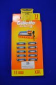 Gilette Fusion 5 Eleven Blade Pack