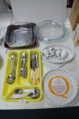 Cutlery & Oven Dishes Including Pyrex